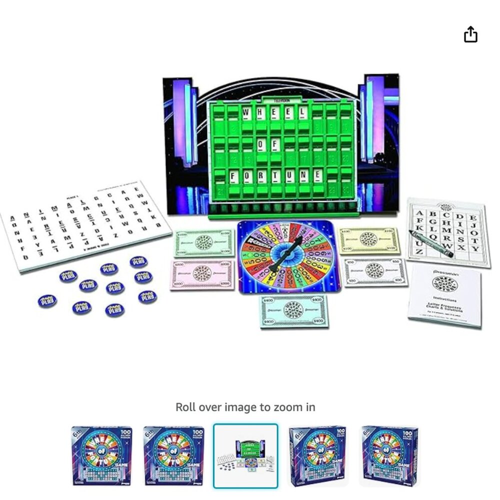 WHEEL OF FORTUNE 6th EDITION GAME SEALED NEW - Picture 2 of 2
